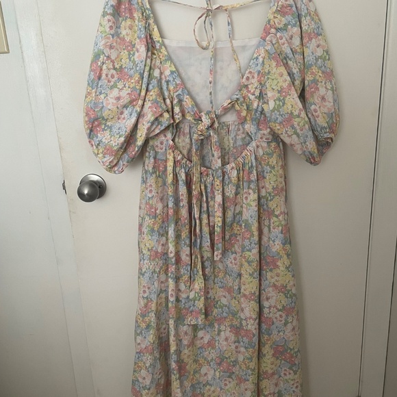 Joe Fresh x Jillian Harris Pastel Floral Dress Size M NWT - Picture 2 of 4